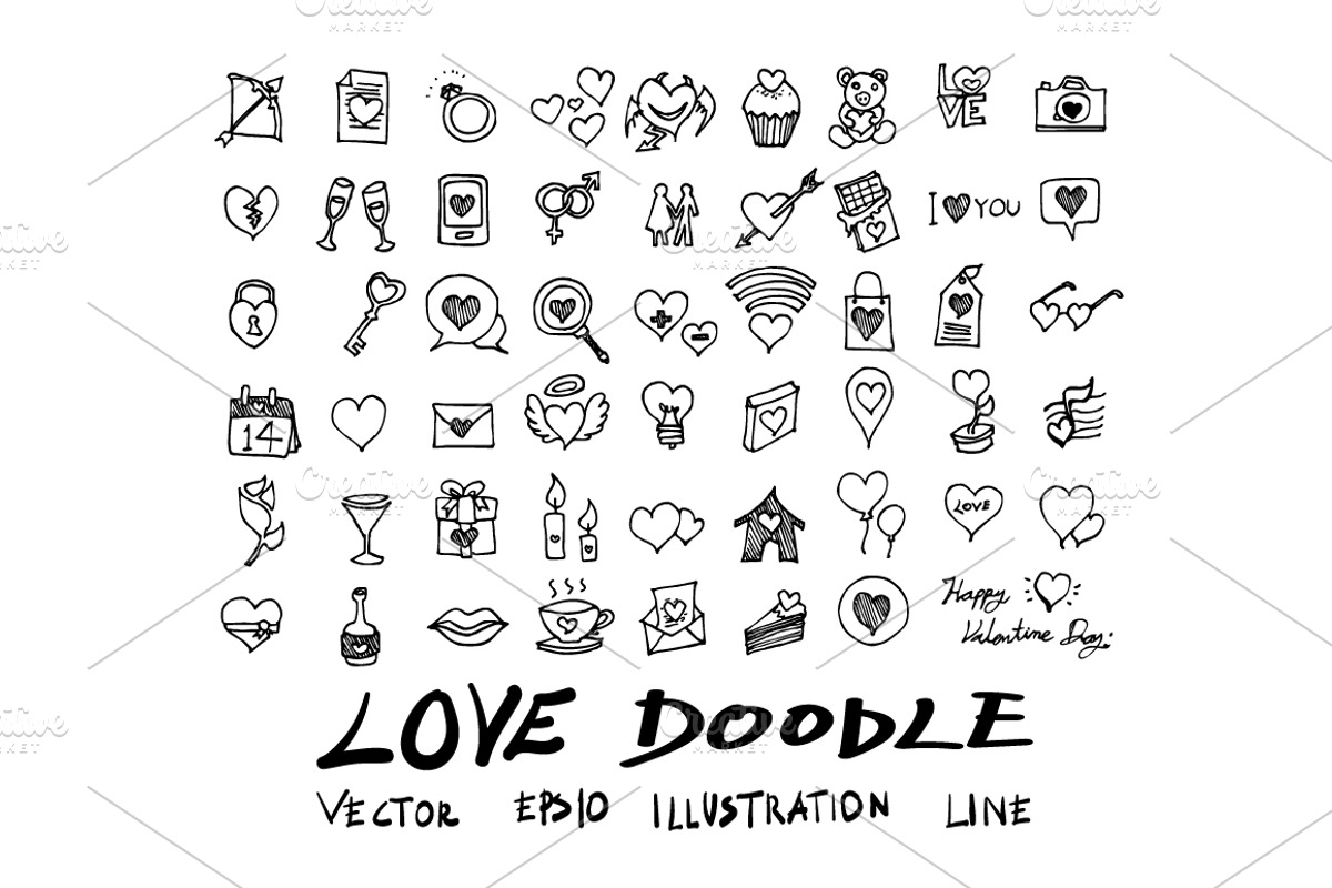 4700 Hand Drawn doodle Icons, an Outline Icon by TKDoodle (Photo 8 of 64)