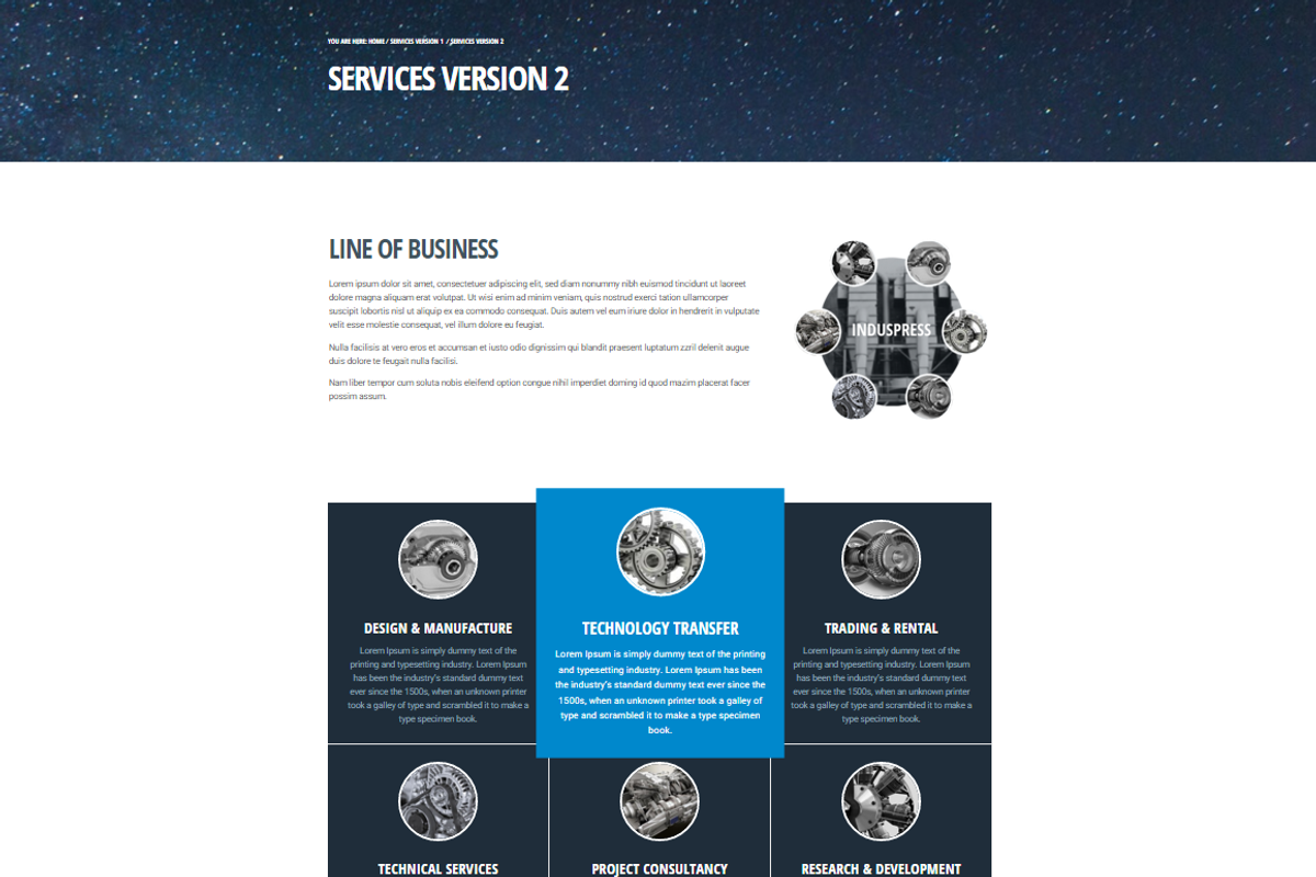 IndusPress WordPress Theme, a WordPress Template by GretaThemes (Photo 5 of 8)