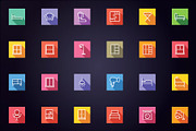 Home Appliances and Furniture Icons, an Outline Icon by FlatLineIcons (Thumbnail 3 of 6)