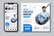 Business Social Media Post Layout, a Social Media Template by MightyDesign (Thumbnail 1 of 5)