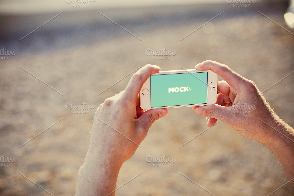 iPhone SE Mockups, an iPhone Mockup by Mockura (Photo 6 of 10)