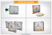 CD Mockup Template, a Books & Magazine Mockup by Plus Media (Thumbnail 1 of 3)
