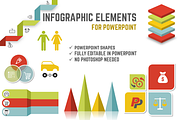 INFOGRAPH ELEMENTS FOR POWERPOINT, a Presentation Template by Yes Presentations (Thumbnail 1 of 19)