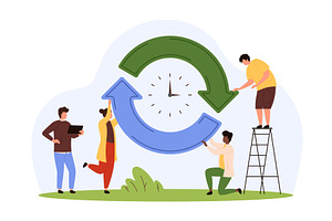 Refresh or reload task, renew, an Object Illustration by Flashvector