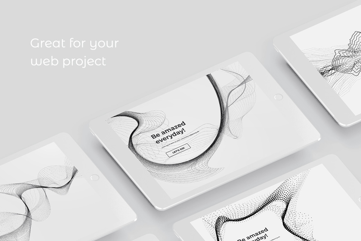 Particle Abstract Backgrounds vol 3, a Templates & Theme by blauananas (Photo 3 of 6)
