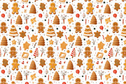 Christmas cookies pattern, a Pattern Graphic by AlexandraTret (Thumbnail 2 of 3)