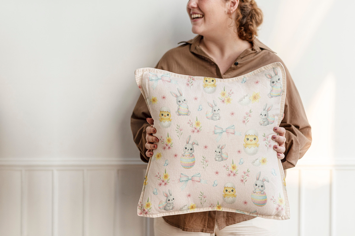 EASTER Seamless Pattern Bundle, a Pattern Graphic by AYAKA Studio Co. (Photo 6 of 13)