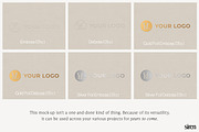 Embossed Debossed Paper Logo Mockup, a Packaging Mockup by Siren Creative Co. (Thumbnail 4 of 5)