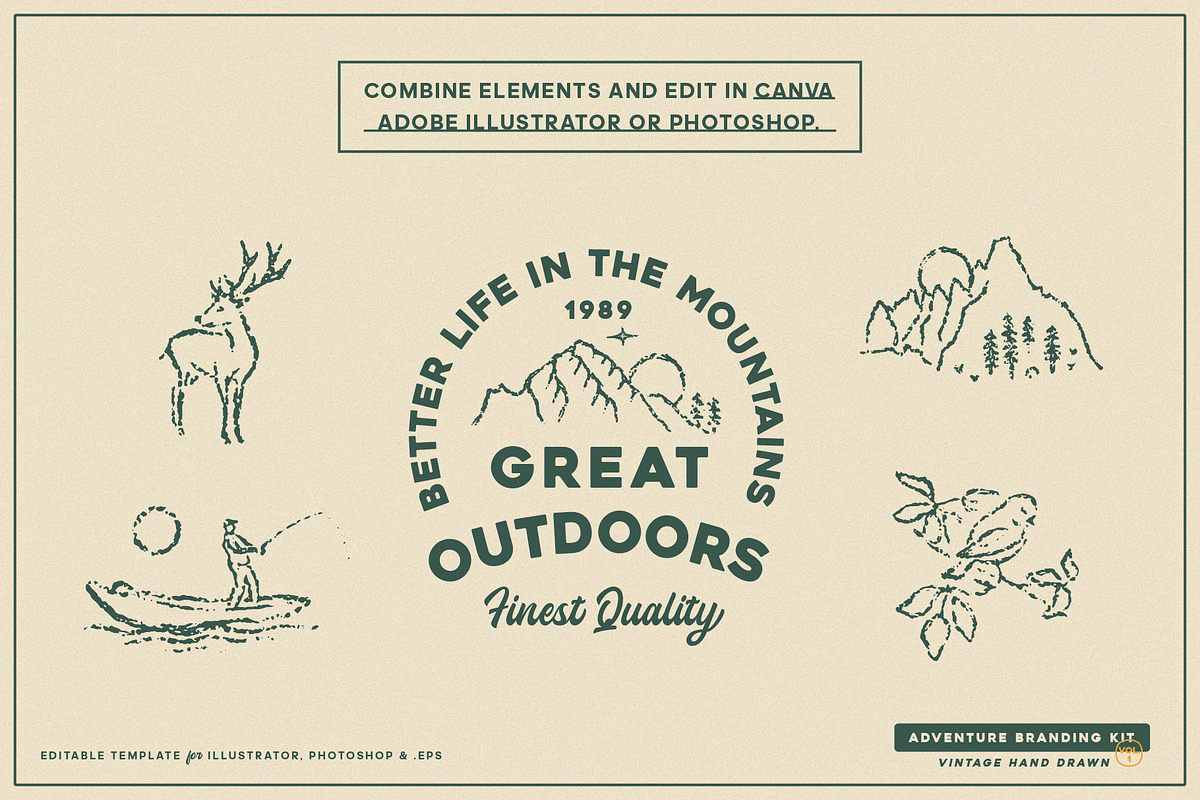 Adventure Branding Kit, a Branding & Logo Template by Refolve Design (Photo 12 of 29)