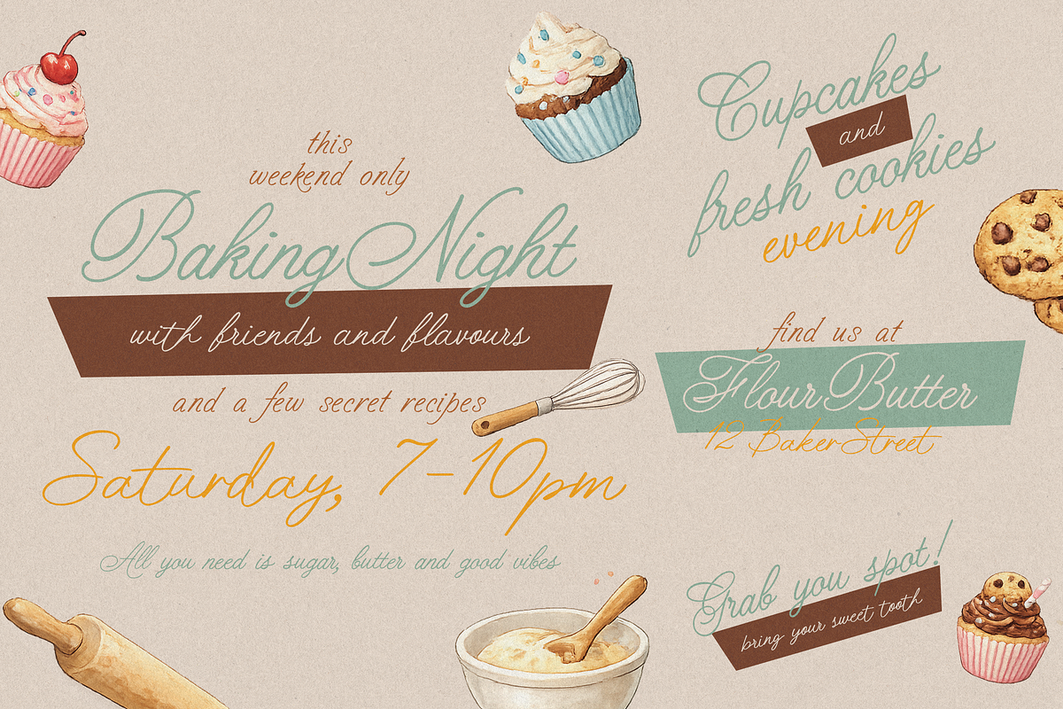 ScribeTales - Elegant Organic Script, a Script Font by VP Fonts (Photo 5 of 21)