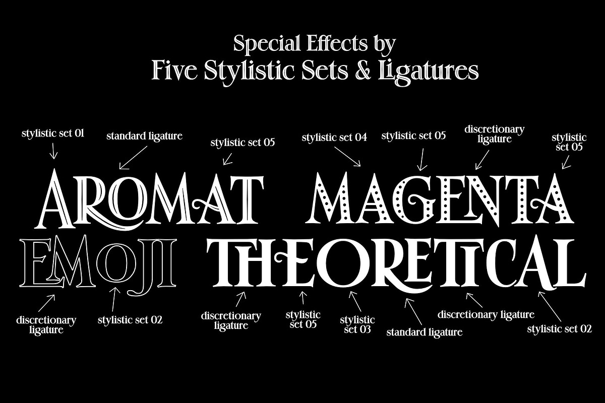 Boromir - 11 layered fonts, a Serif Font by Leitmotif (Photo 4 of 6)