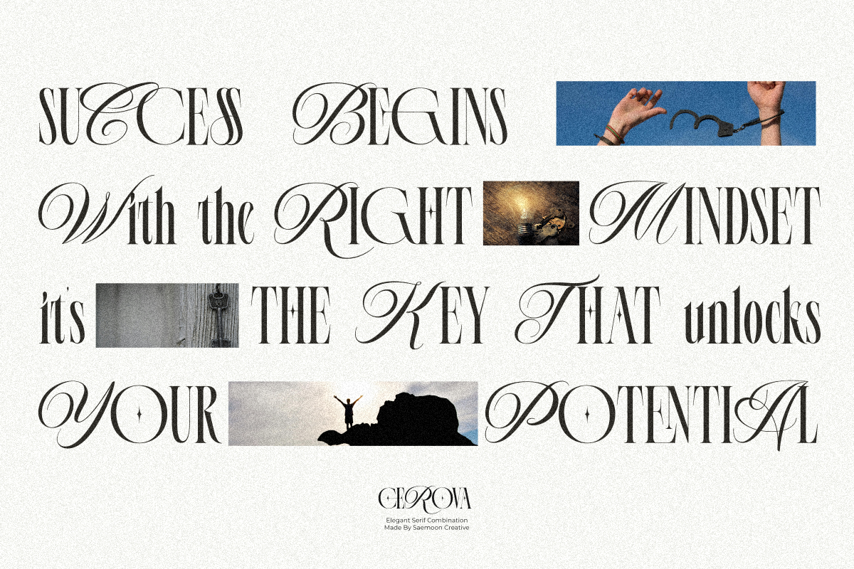 Cerova, a Serif Font by saemoon creative (Photo 3 of 15)
