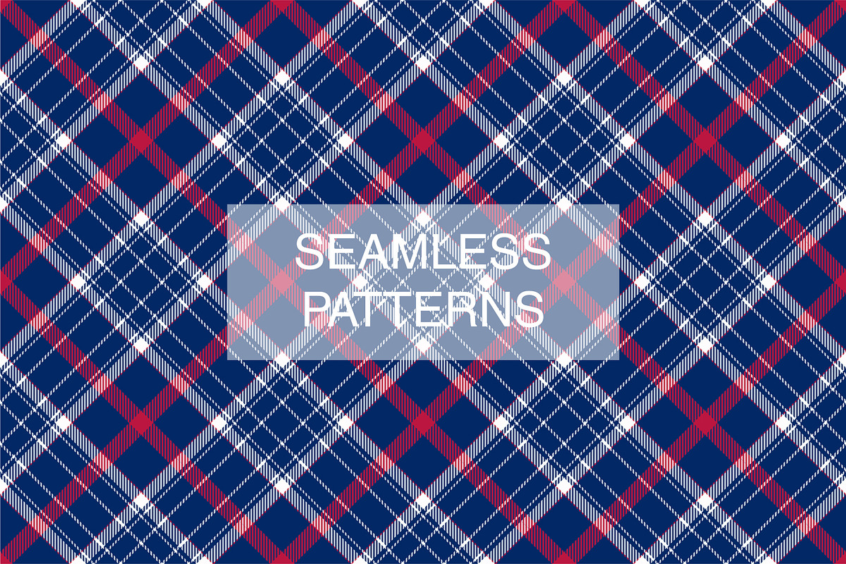 #56 USA Pattern Plaids EPS + JPG, a Pattern Graphic by Plaid4You (Photo 4 of 4)