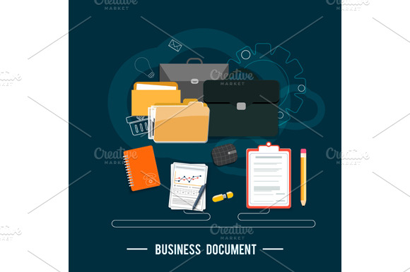 Business documents concept preview 4