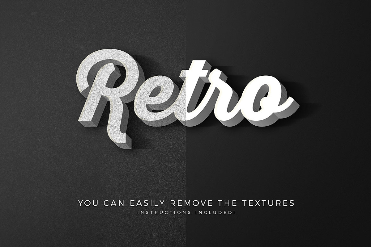 150 3D Text Effects for Photoshop, a Brushes & More by Graphicdome (Photo 10 of 71)