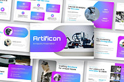 AI Industry Powerpoint Templates, a Presentation Template by Fit-tee (Thumbnail 1 of 10)