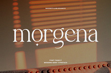 Morgena - Modern Serif Family Font