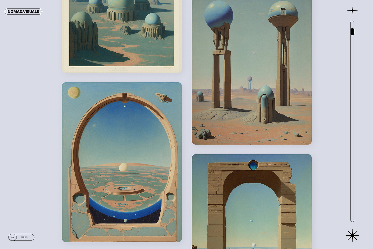 Ancient Mars Illustrations, a Background Graphic by Nomad Visuals (Photo 8 of 15)