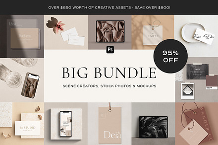 BIG Bundle: 95% OFF Photos & Mockups, an iPad Mockup by Moyo Studio