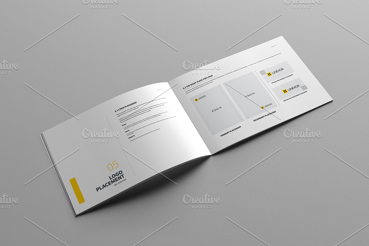 Brand Manual 32 Pages A4 / US Letter, a Brochure Template by Mastergfx (Photo 28 of 31)