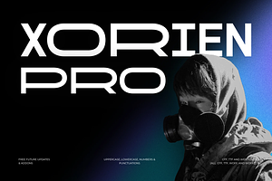 Xorien - Futuristic Display Font