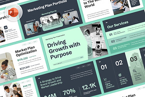 Marketing Plan Powerpoint, a Presentation Template by rgbryand