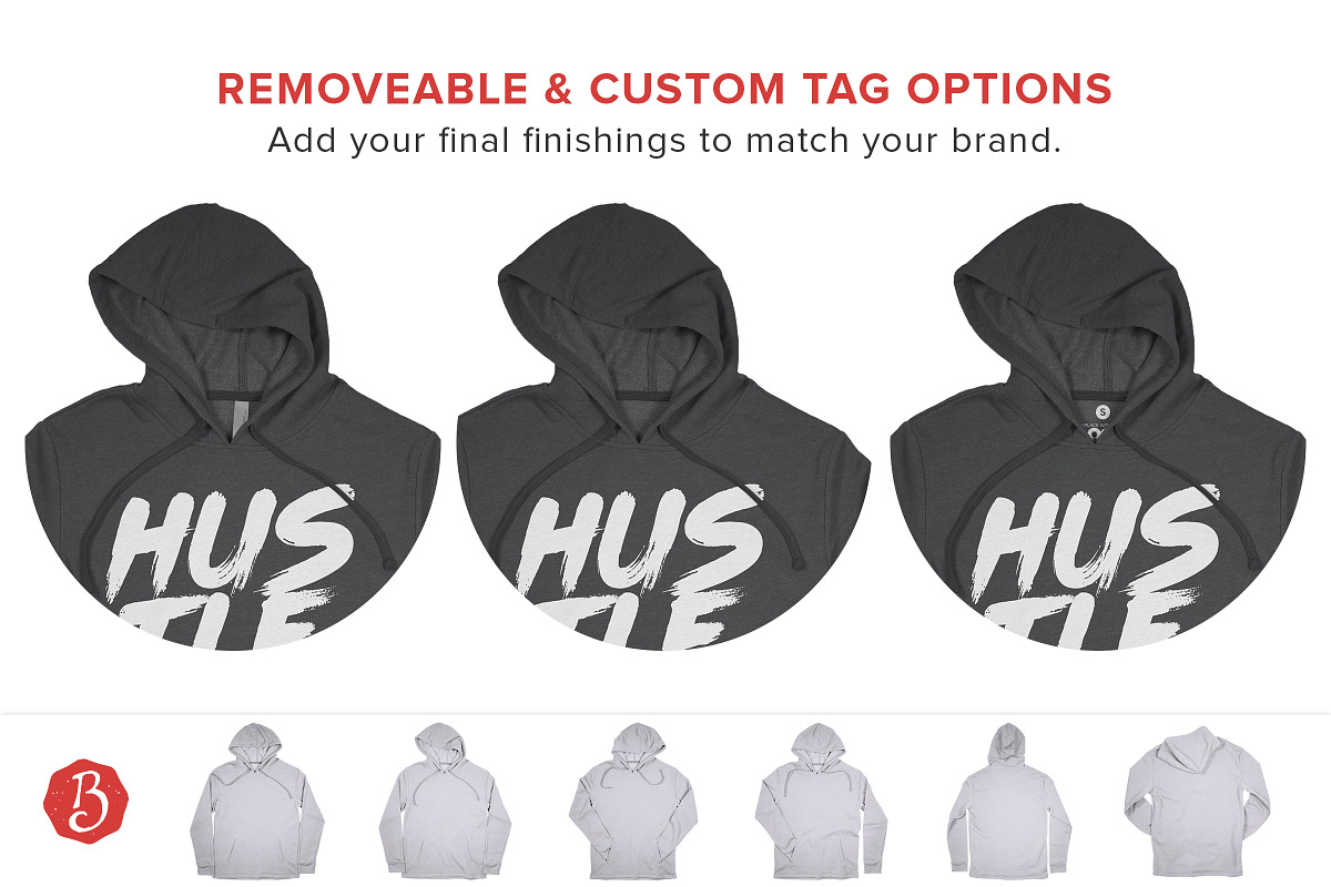 Next Level 9300 Hoodie Mockups, a Hoody Mockup by Brent Galloway (Photo 4 of 5)