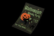 Halloween Spooky Party Flyer, a Flyer Template by Neermana (Thumbnail 2 of 4)