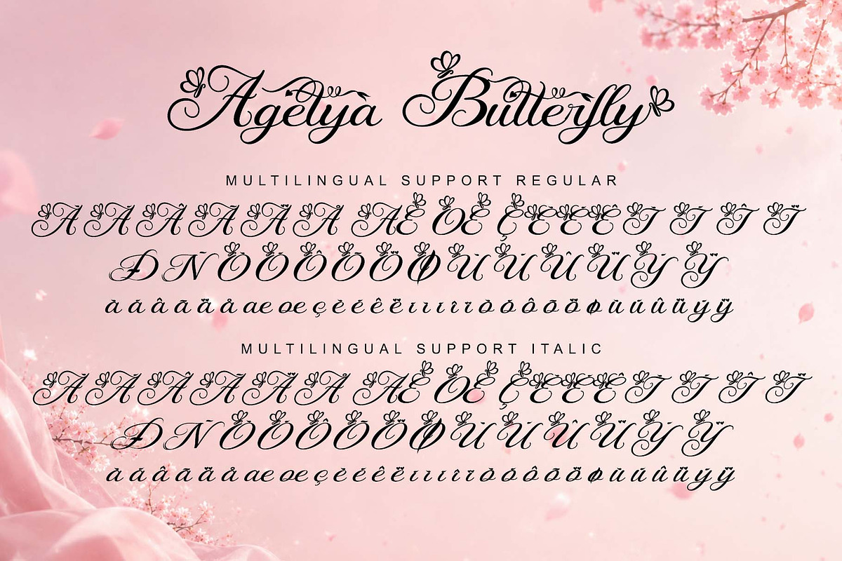Agetya Butterfly, a Handwritten Font by Yoga Letter (Photo 11 of 11)