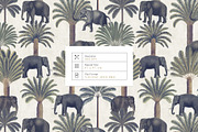 Palm Grove, Luxury tropical Prints!, a Pattern Graphic by Pink Linen (Thumbnail 4 of 13)