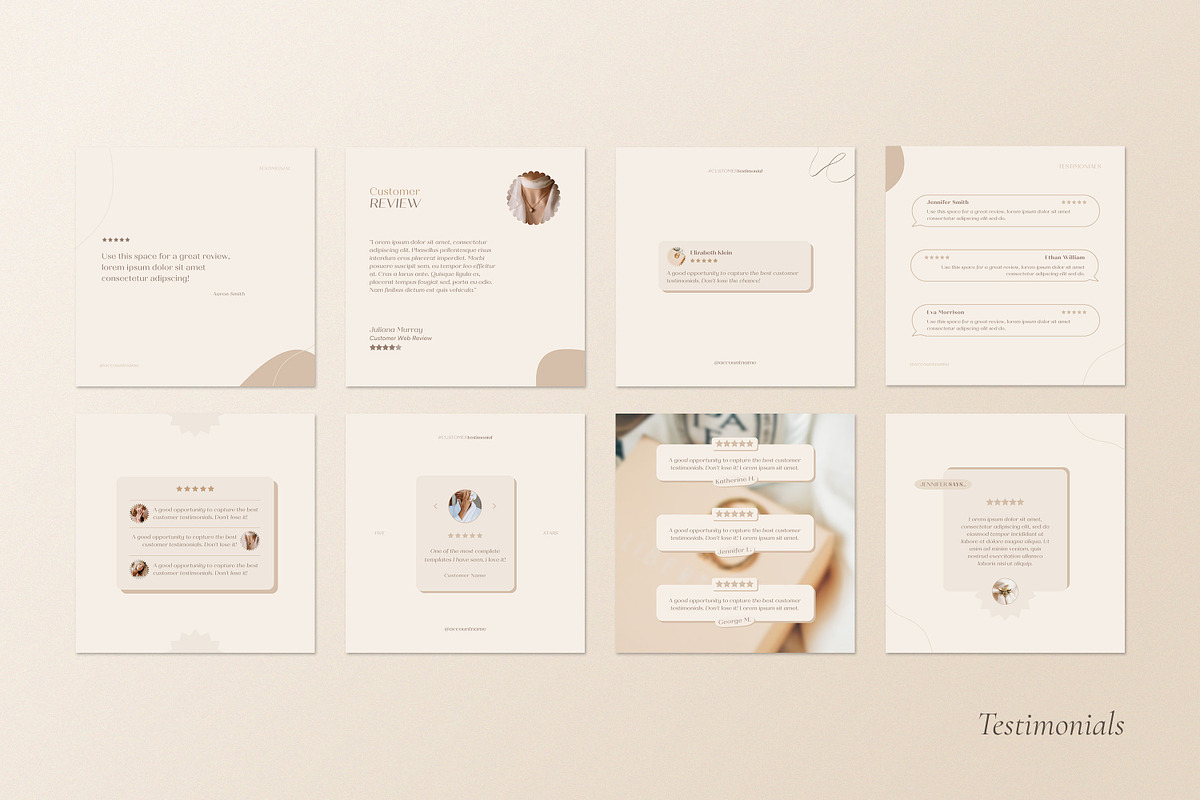 Jewelry Social Media Kit CANVA, a Social Media Template by Wildnun Studio (Photo 17 of 27)