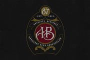 Justile + Extra Logos Template, a Blackletter Font by McJer.Studio (Thumbnail 4 of 11)