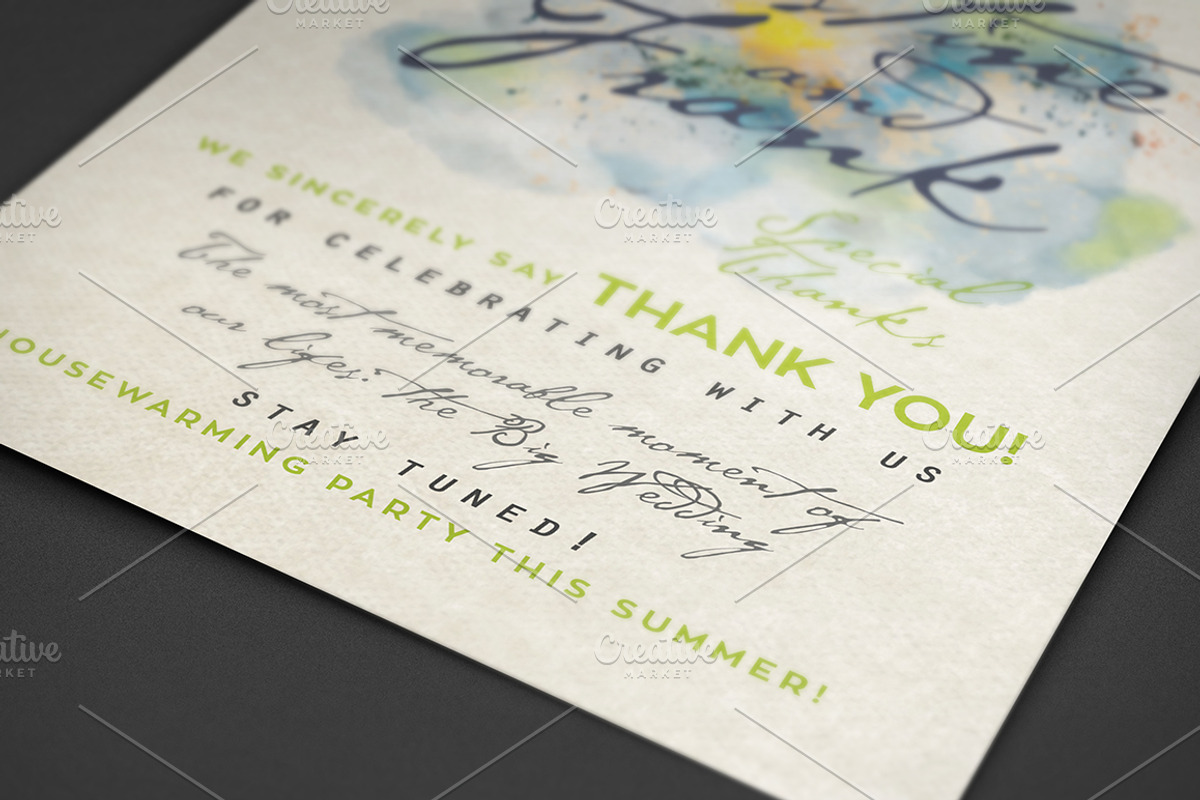 Dreamy Watercolor Wedding Suite III, an Invitation Template by The Wedding Shop (Photo 10 of 10)
