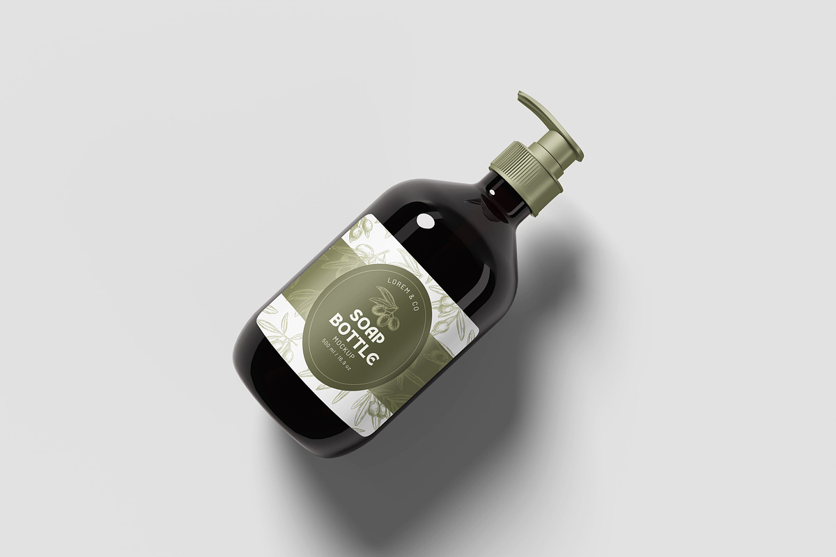 Soap Bottle Mockup, a Packaging Mockup by Hazzpro_Std (Photo 3 of 5)