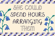CS Abiola Pixel, a Script Font by Craft Supply Co. (Thumbnail 3 of 8)