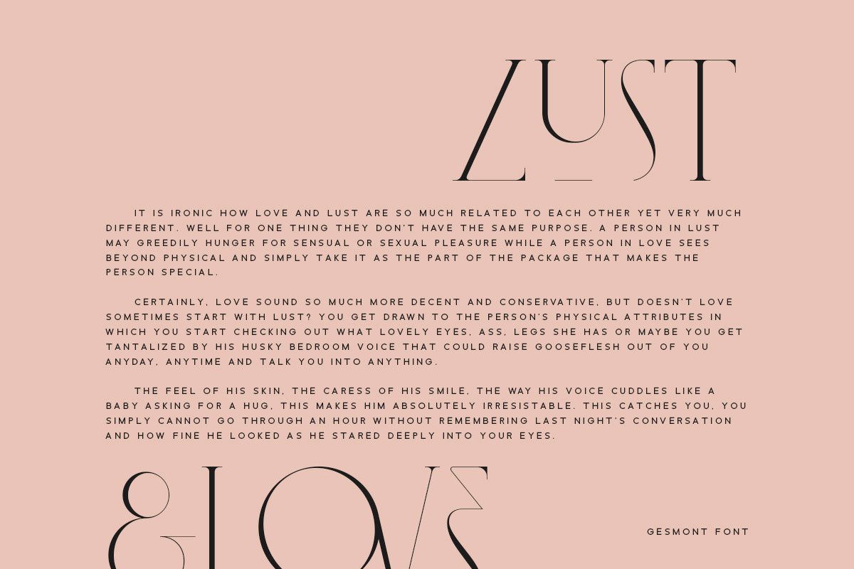 Gesmont, a Serif Font by vuuuds (Photo 8 of 17)