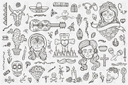 Day of Dead. 60+ vector elements., an Illustration by MariShop (Thumbnail 3 of 4)
