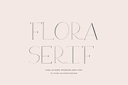 Flora Serif - Modern Serif Font, a Serif Font by PrettyGrandmillennial (Thumbnail 1 of 4)