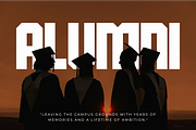 Seniors - College Athletic Sans, a Sans Serif Font by Pian45 Studio (Thumbnail 5 of 8)