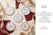Ornament Mockup Set of 5, a Household Mockup by EmpaviMockups (Thumbnail 5 of 5)
