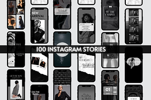 Black & White Instagram Template