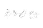 Christmas continues line, an Object Graphic by lawoel (Thumbnail 3 of 3)