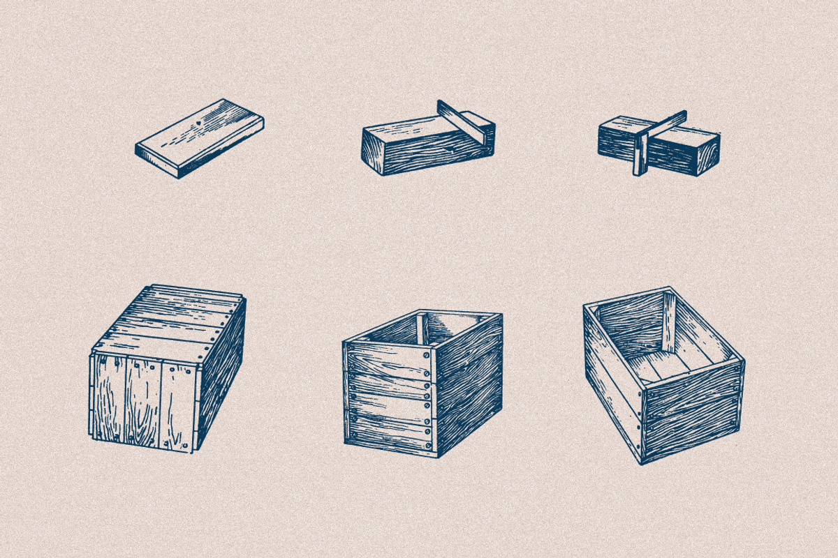 VINTAGE BOX, an Illustration by Pan Cabaj (Photo 5 of 5)