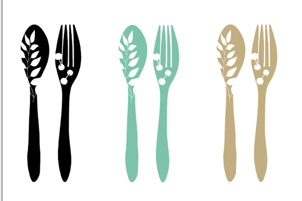 Food & Fitness Logo, an Icon by The Higgins Creative (Photo 2 of 3)