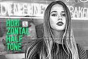 Horizontal Line Halftone Action, an Action Add-On by DuoFankaar (Thumbnail 1 of 8)