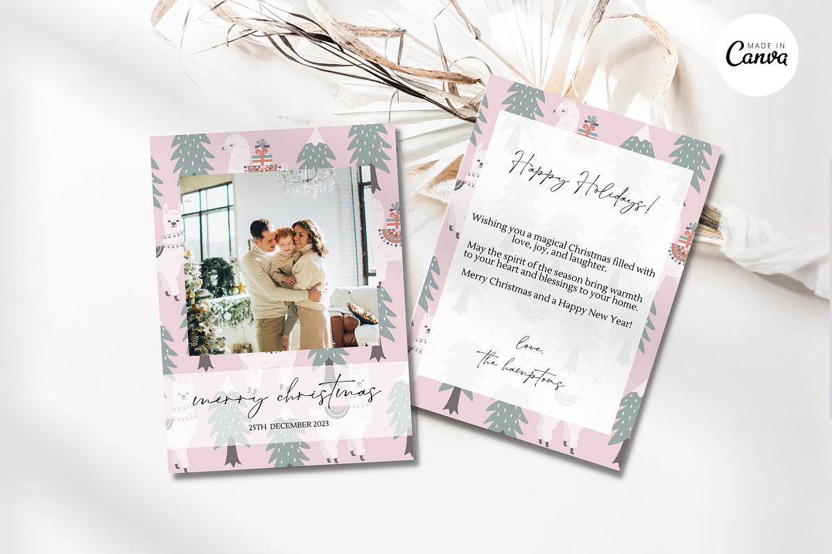 DIY Photo Collage Christmas Card-C6, a Card Template by ReneeW1 (Photo 3 of 6)
