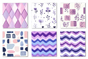 Blue Gradient Seamless Patterns, a Pattern Graphic by Canvas Craft (Thumbnail 3 of 9)
