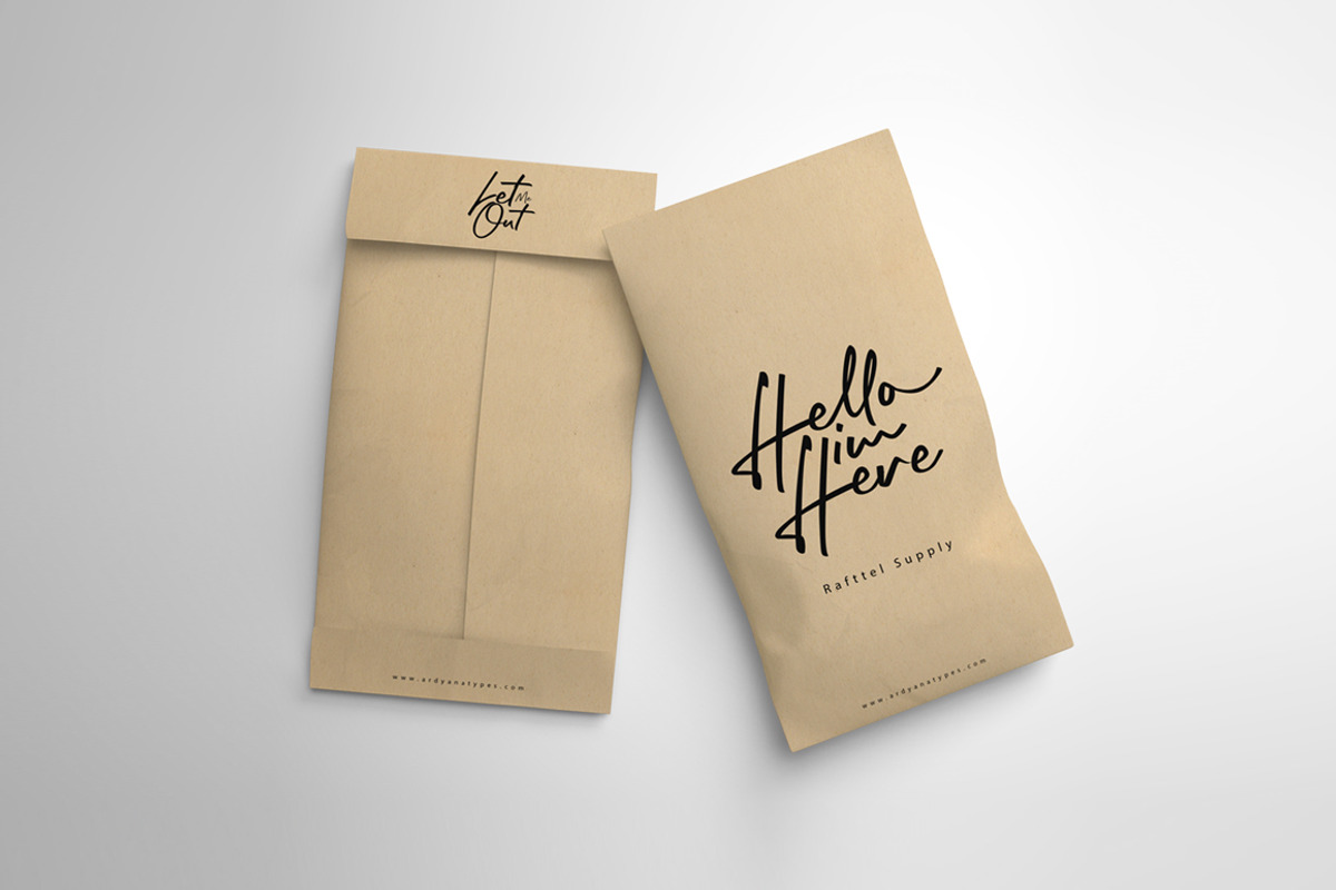 Rafttel Font preview 6