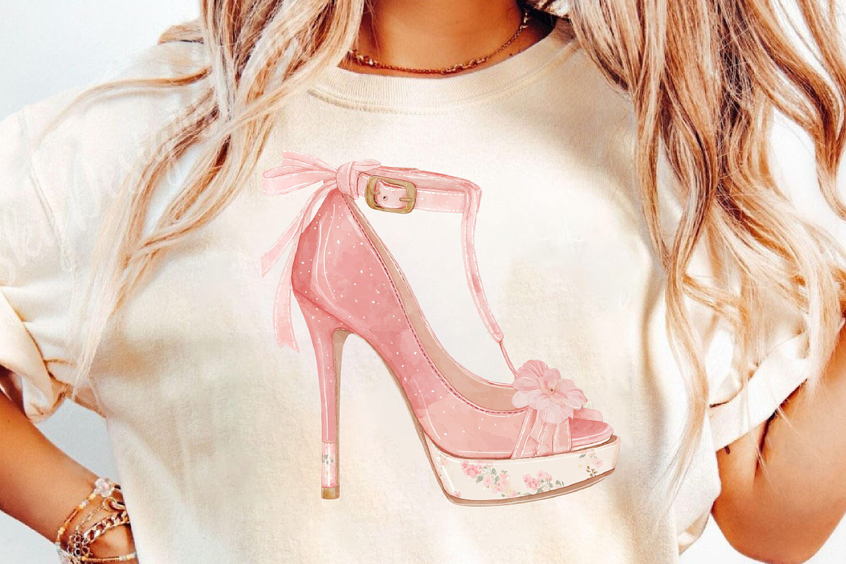 Pink Coquette Aesthetic Watercolor, an Illustration by DreamCafeArt (Photo 6 of 6)