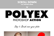 PolyEx Photoshop Action preview 2